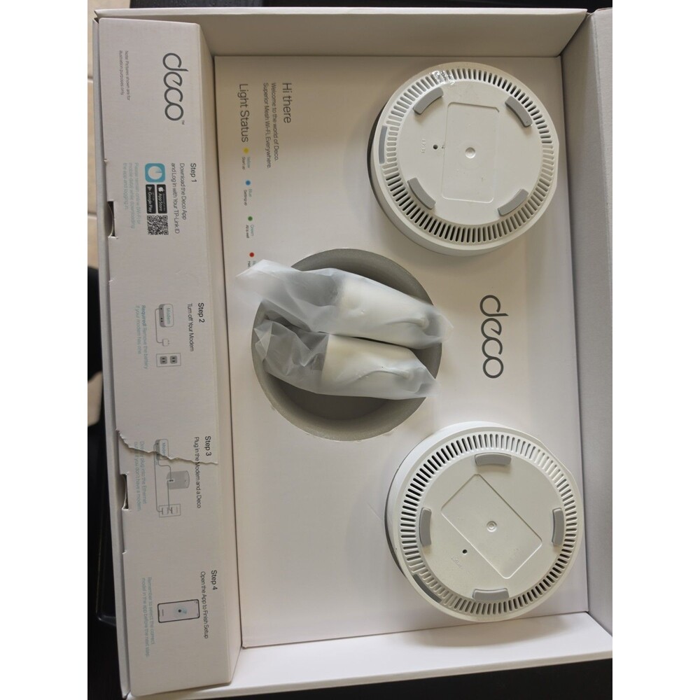 TP-Link Deco X5000 AX5000 Wi-Fi 6 Dual-Band Mesh System - 7,100 sq. ft. Coverage